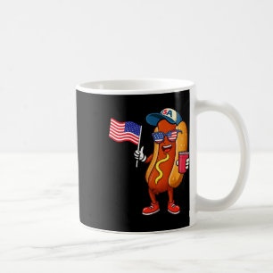 Mug 4 juillet Hotdog Funny Quatrième Juillet Patriotiq
