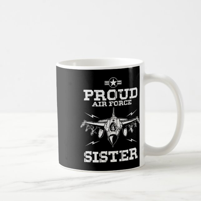 Mug 4 juillet Jour frère fière soeur de la Force aérie (Droite)