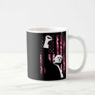 Mug 4 juillet rose camouflage drapeau américain poing