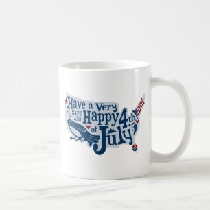 Mug 4 juillet Sûr Et Heureux