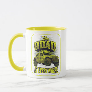 Mug 4 Roues La Route Est Partout