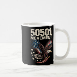 Mug 50501 Drapeau Américain En Aigle De Vol Avec Étoil