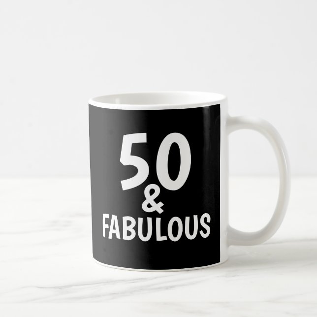 MUG 50 ET BEAU CAFÉ D'ANNIVERSAIRE (Droite)