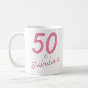Mug 50 et fabuleux boug d'anniversaire