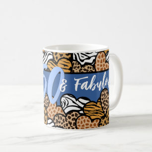 Mug 50 et fabuleux Coeurs Posters de animaux Bleus Sty
