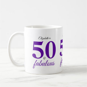 Mug 50 Et Fabuleux Violet