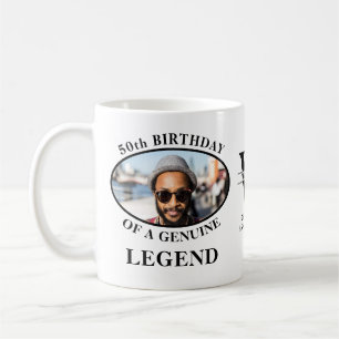 Mug 50e anniversaire Monogramme Photo
