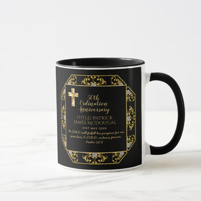 Mug 50e PRIEST Cabinet Anniversary Personalized (Droite)