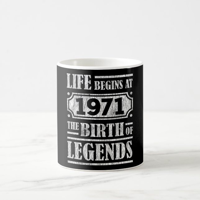 Mug 54 Ans 1971 Naissance De La Légende 54e Anniversai (Centre)