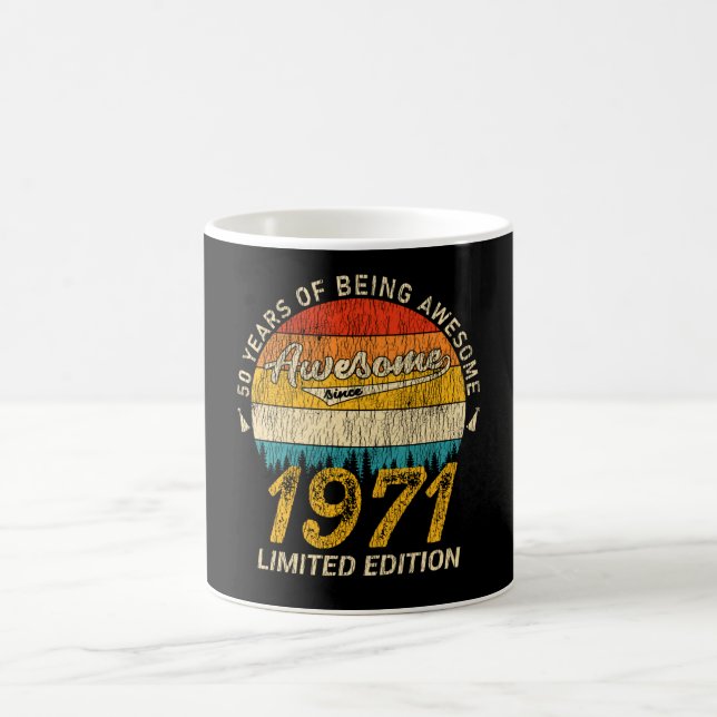 Mug 54 Ans 1971 Retro Magnifique 54e anniversaire Cade (Centre)