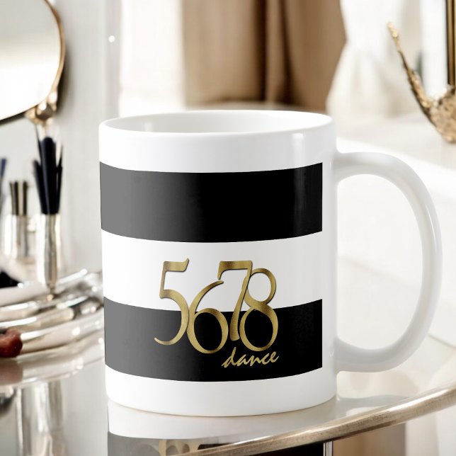 Mug 5678 Dance Tempo Moderne Motif (A great gift idea for a dancer or theater performer.)