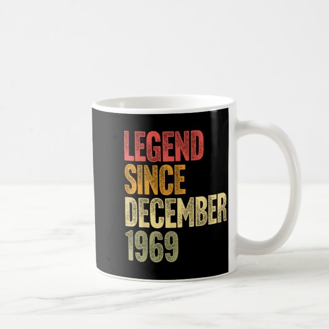 Mug 56 Year Old Legend Since December 1969 Retro 56th  (Droite)