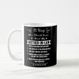 Mug 5 Choses Que Tu Devrais Savoir Sur Ma Mère En Droi