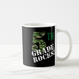 Mug 5e année, ça déchire Camo élève de cinquième année