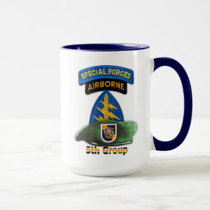 Mug 5e Groupe des forces spéciales Berets verts Vis SF