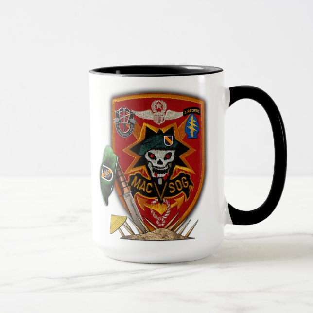 Mug 5e Groupe des forces spéciales MACVSOG Vietnam Anc (Droite)