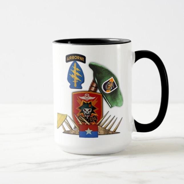 Mug 5e Groupe des forces spéciales MACVSOG Vietnam Anc (Droite)
