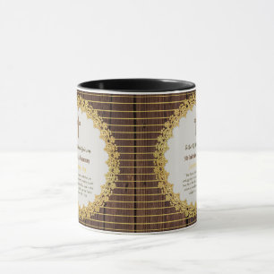 Mug 5ème anniversaire d'ordination BOIS - TOUTE CLERGI