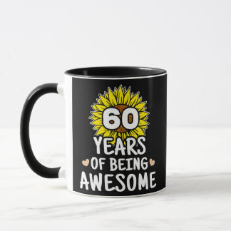 Mug 60 ans d'être génial 60e anniversaire 60 ans