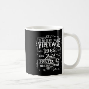 Mug 60 Ans Vintage 1965 Homme Mythe Légende 60e Bir