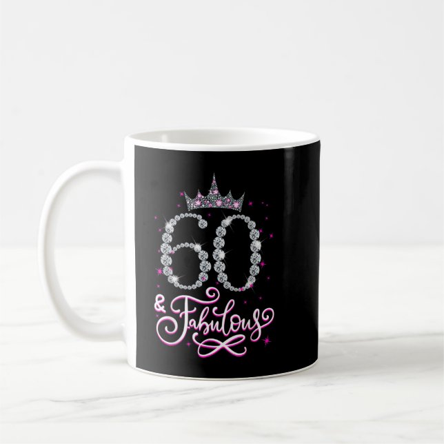 Mug 60 et fabuleux Cadeaux de 60 ans 60e anniversaire  (Gauche)