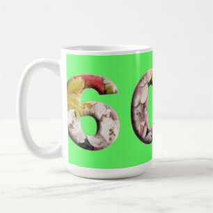 Mug 60e anniversaire de l'anniversaire de l'anniversai