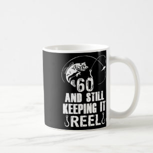 Mug 60e anniversaire et toujours garder la pêche à la 