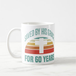 Mug 60e cadeau d'anniversaire pour les chrétiens