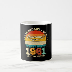 Mug 64 ans Anniversaire 1961 merveilleux 64e anniversa