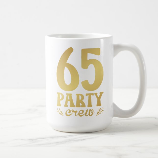 Mug 65 membres d'équipage 65e anniversaire (Droite)