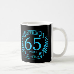 Mug 65e ANNIVERSAIRE Mariage SAPPHIRE