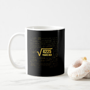 Mug 65e anniversaire racine Carré de 4225 65 ans