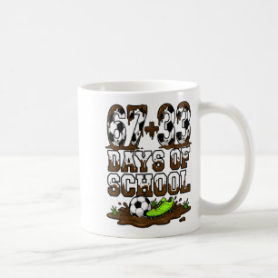 Mug 67 33 Jours d'école Drôle 100 Jours d'école Foot