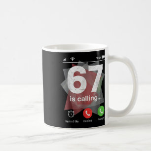 Mug 67 Appelle Drôle Génération Z Slang Meme Écran de