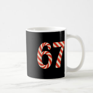 Mug 67 Bonbons de Noël 6 7 Mème Vacances Gen Alpha Sla