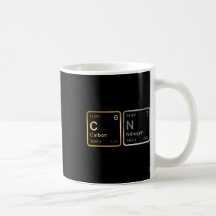 Mug 67 Carbone Azote Science Chimie Tableau Périodique