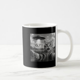 Mug 67 Chat Selfie Avec Des Ufos Aliens Drôle Chat Six