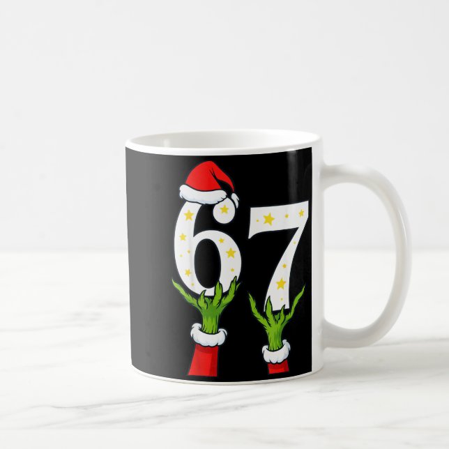 Mug 67 Christmas 6 7 Meme Hands Holiday Gen Alpha For  (Droite)