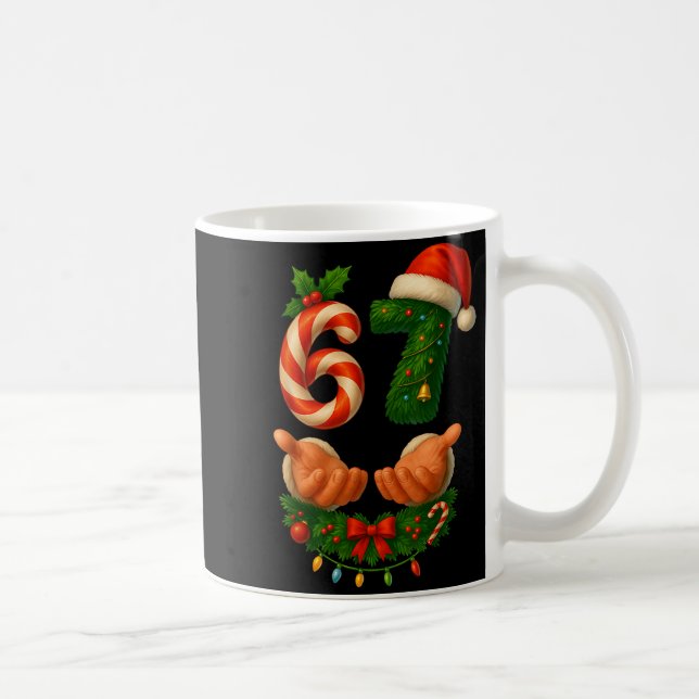 Mug 67 Christmas Funny 6 7 Meme Holiday Gen Alpha Slan (Droite)