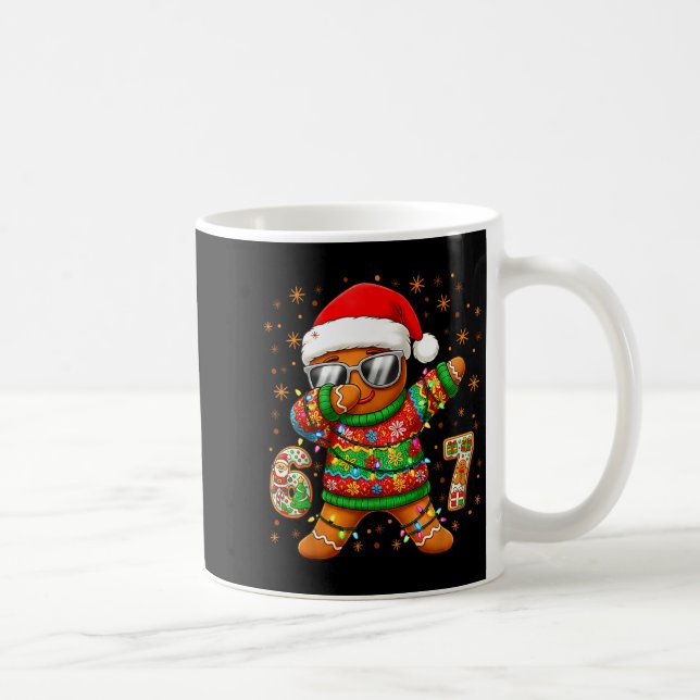 Mug 67 Christmas Six Seven Meme Gingerbread Santa Ligh (Droite)