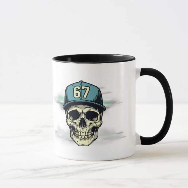 Mug 67 Crâne (Droite)