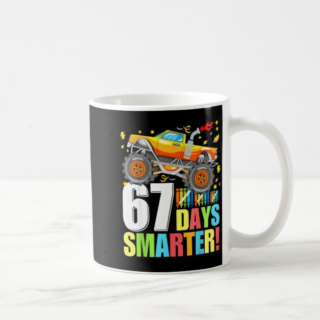 Mug 67 Days Of School Smarter Funny Six Seven Monster  (Droite)