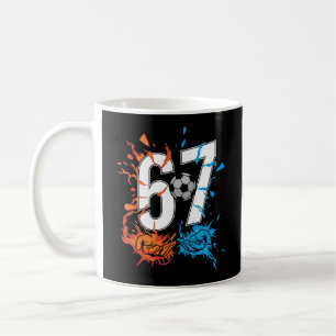 Mug 67 Football Six Seven Football 6 7 Enfants Garçons