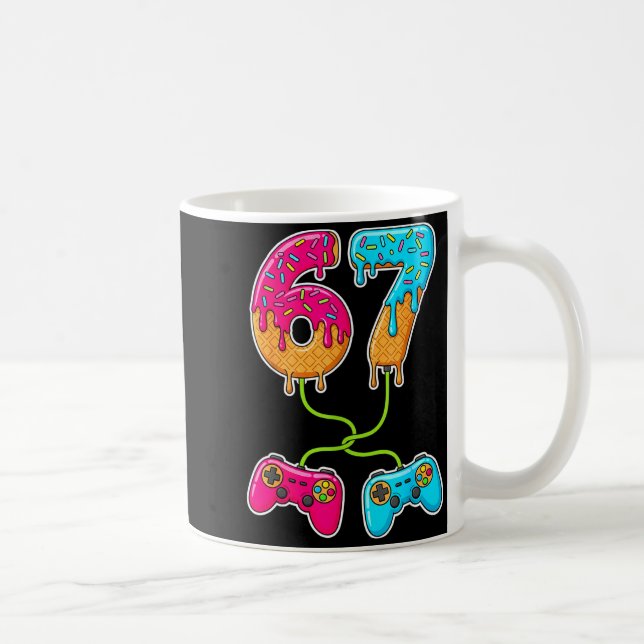 Mug 67 Ice Cream Drip Meme Gamer Six Seven Gen Alpha S (Droite)