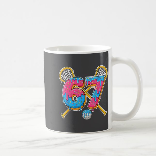 Mug 67 Ice Cream Drip Meme Gen Alpha Slang Lacrosse Sr (Droite)