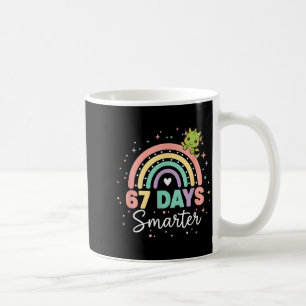 Mug 67 jours plus intelligent drôle dragon arc-en-ciel