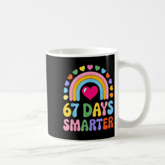 Mug 67 jours plus intelligent Prof heureux Retour à l'