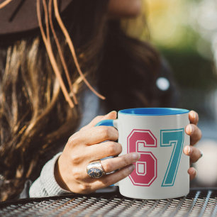 Mug 67 Mème amusant Six Sept Gen Alpha