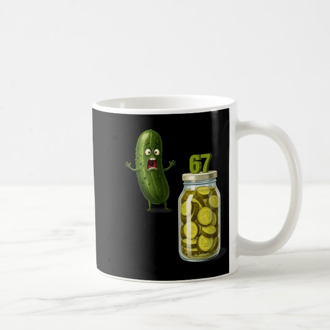 Mug 67 Meme Ckle Surprise A Jar Of Sliced Ckles Cuber  (Droite)