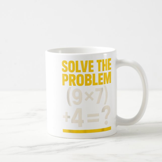 Mug 67 Meme Prof de Maths Drôle École 6-7 Pourriture C (Droite)